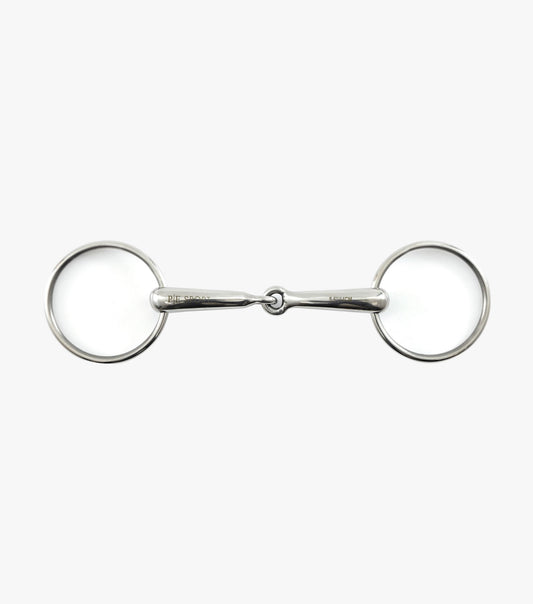 Premier Equine Hollow Mouth Race Snaffle - 75mm Rings