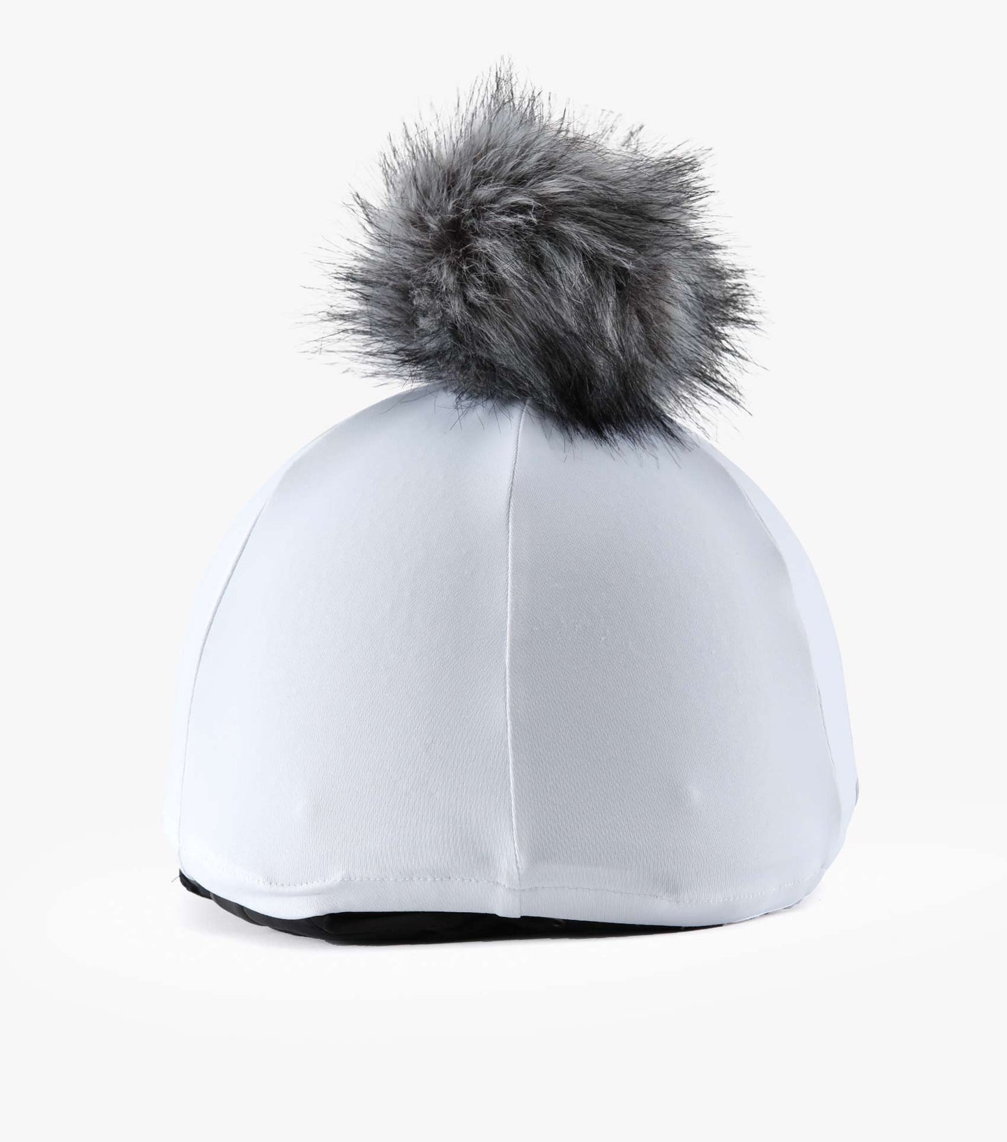 Premier Equine Hat Silk (helmet / hat cover) with detachable Faux Fur Pom Pom