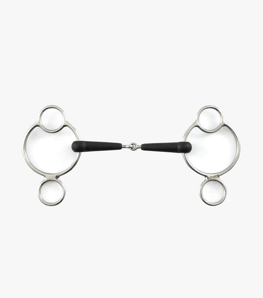 Premier Equine Jointed Rubber Universal Bit