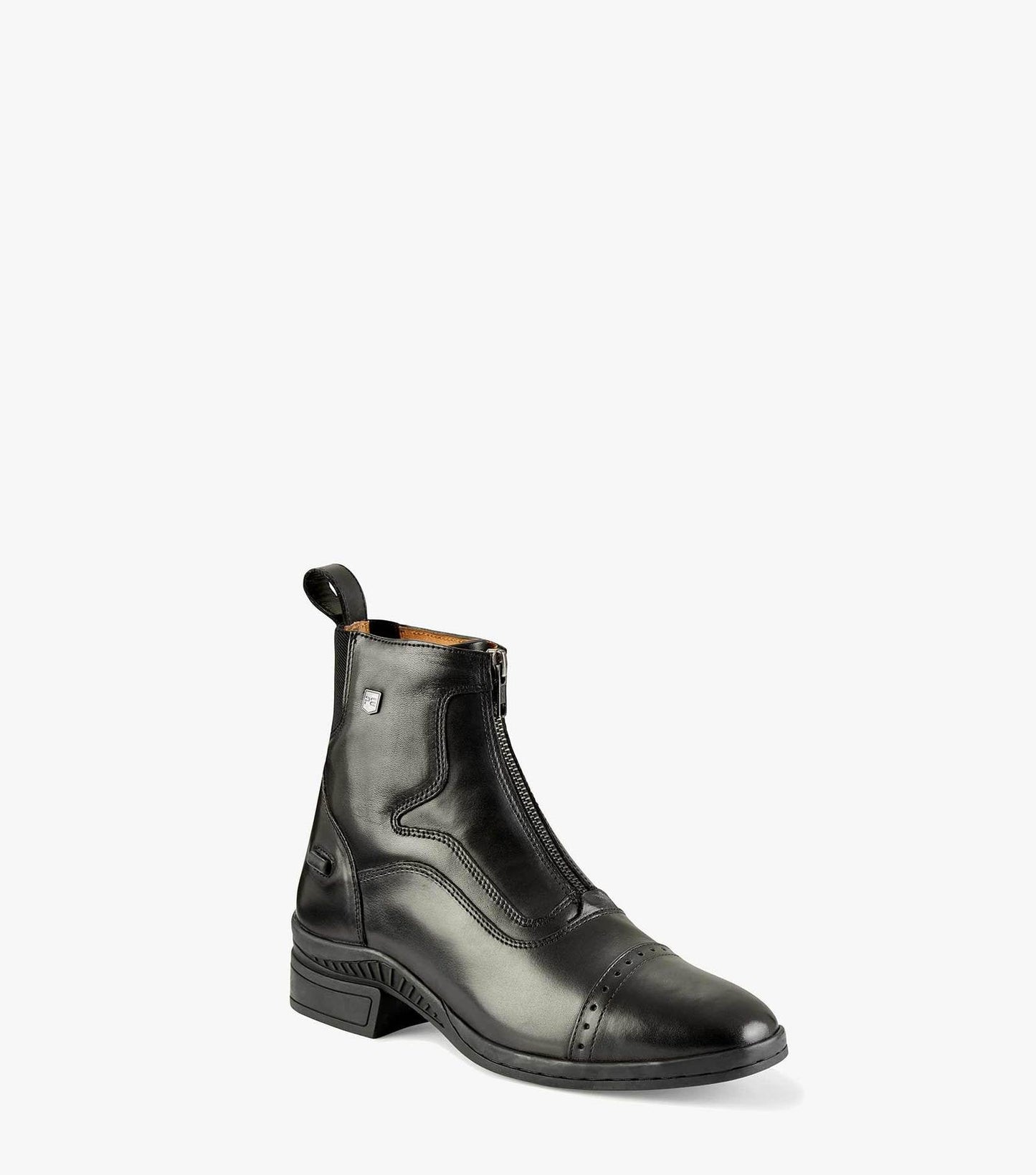 Premier Equine Loxley Ladies Leather Paddock / Riding Jodhpur Boots - Black