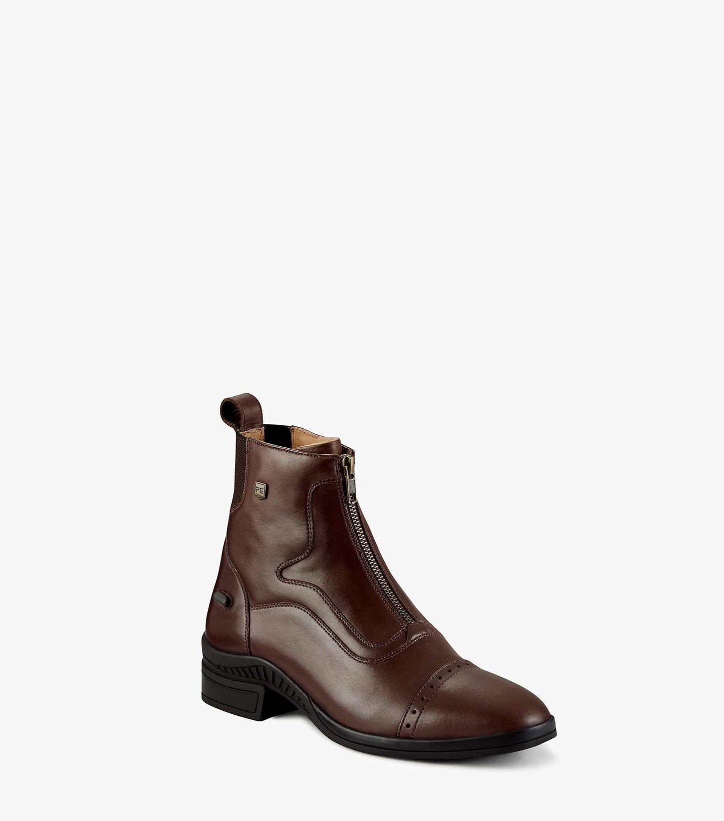 Premier Equine Loxley Ladies Leather Paddock / Riding Jodhpur Boots - Black