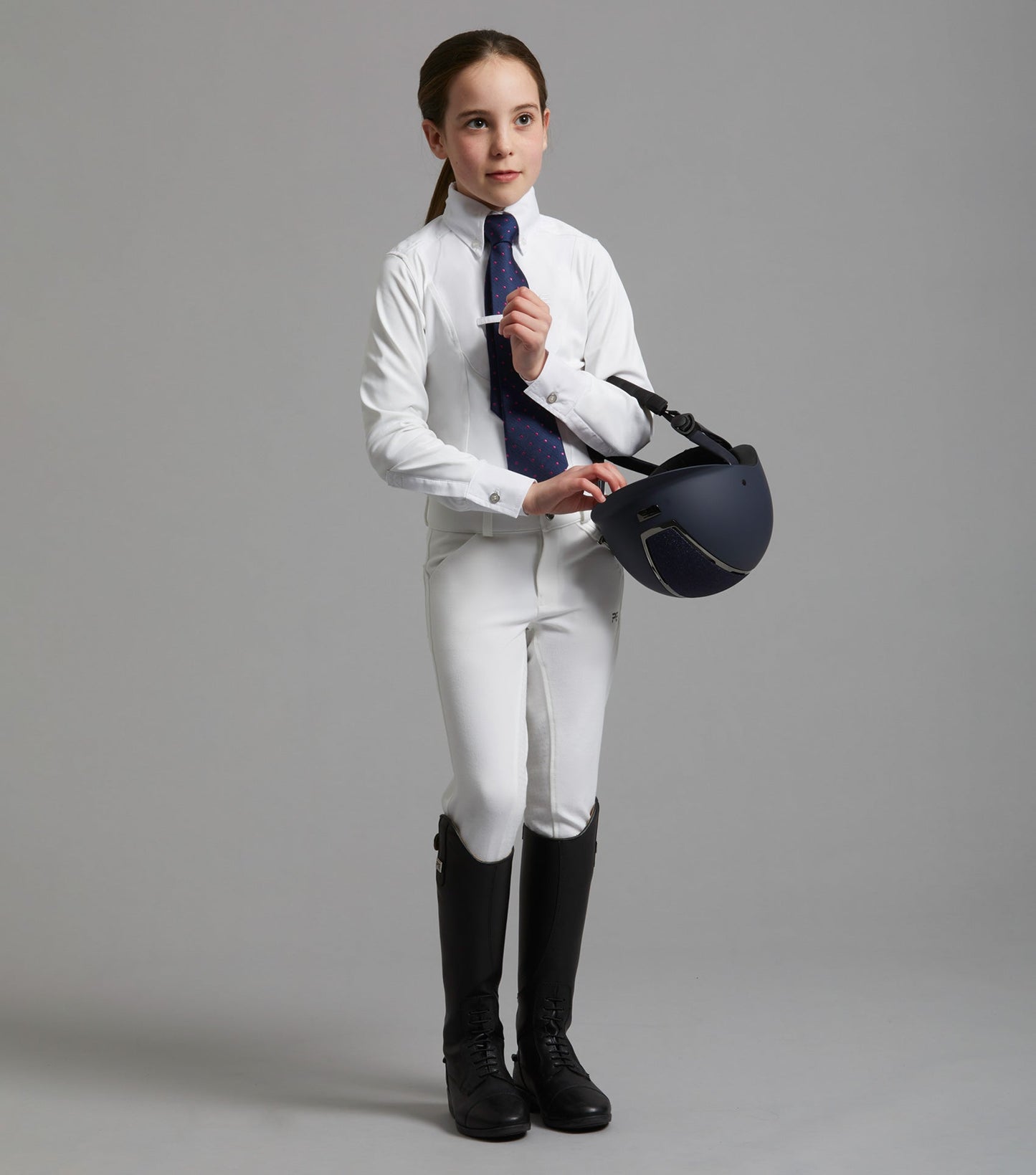 Premier Equine Tessa Girls Long Sleeve Show Shirt