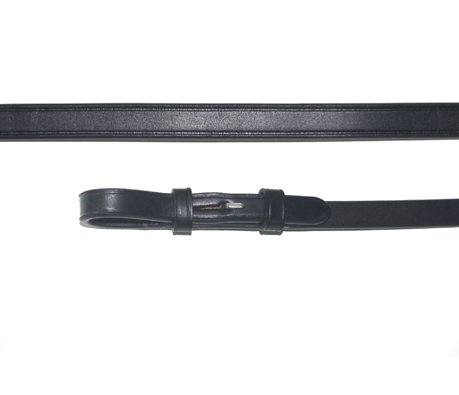 Premier Equine Leonardo Plain Leather Double Bridle Reins