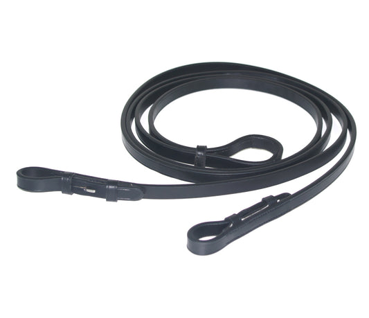 Premier Equine Leonardo Plain Leather Double Bridle Reins