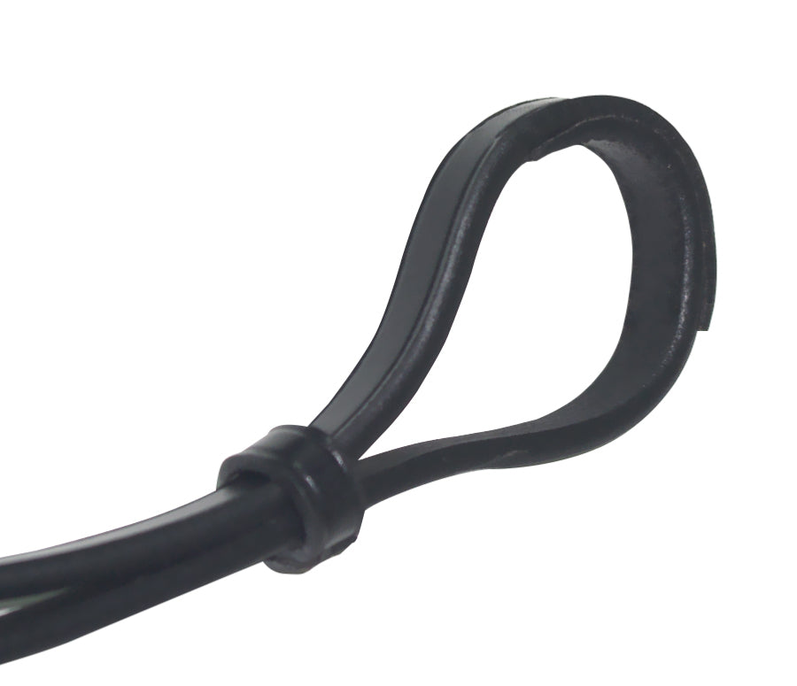 Premier Equine Leonardo Plain Leather Double Bridle Reins