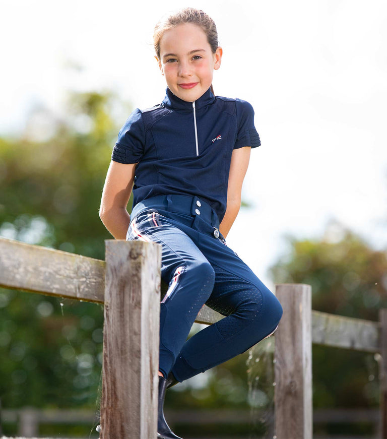 Premier Equine Mini Remisa Technical Short Sleeved Riding Top (boys and girls)