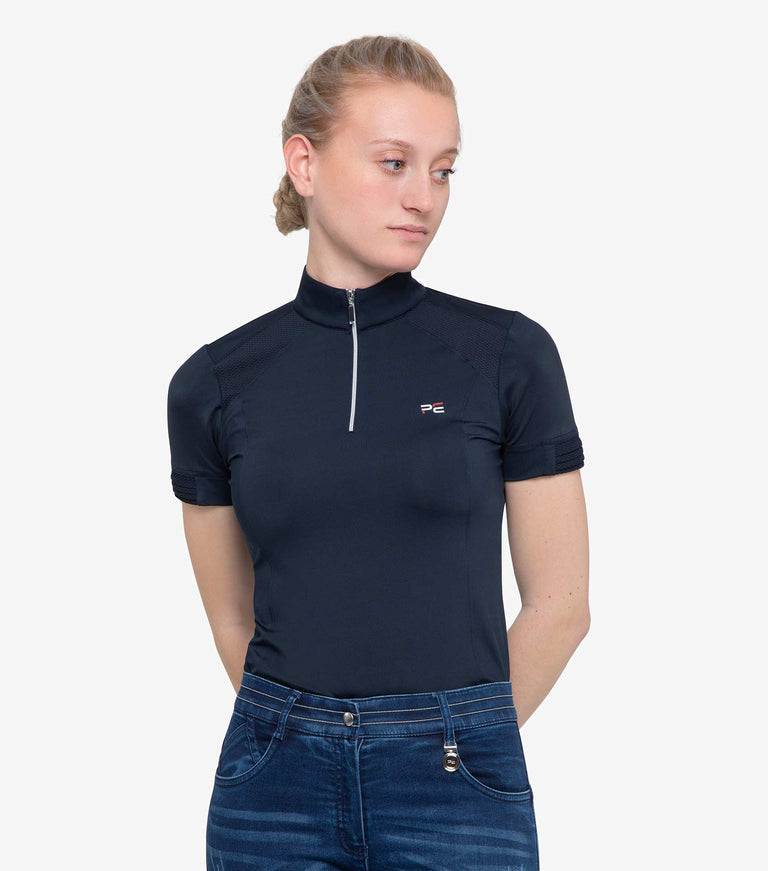 Premier Equine Remisa Ladies Technical Short Sleeved Riding Top