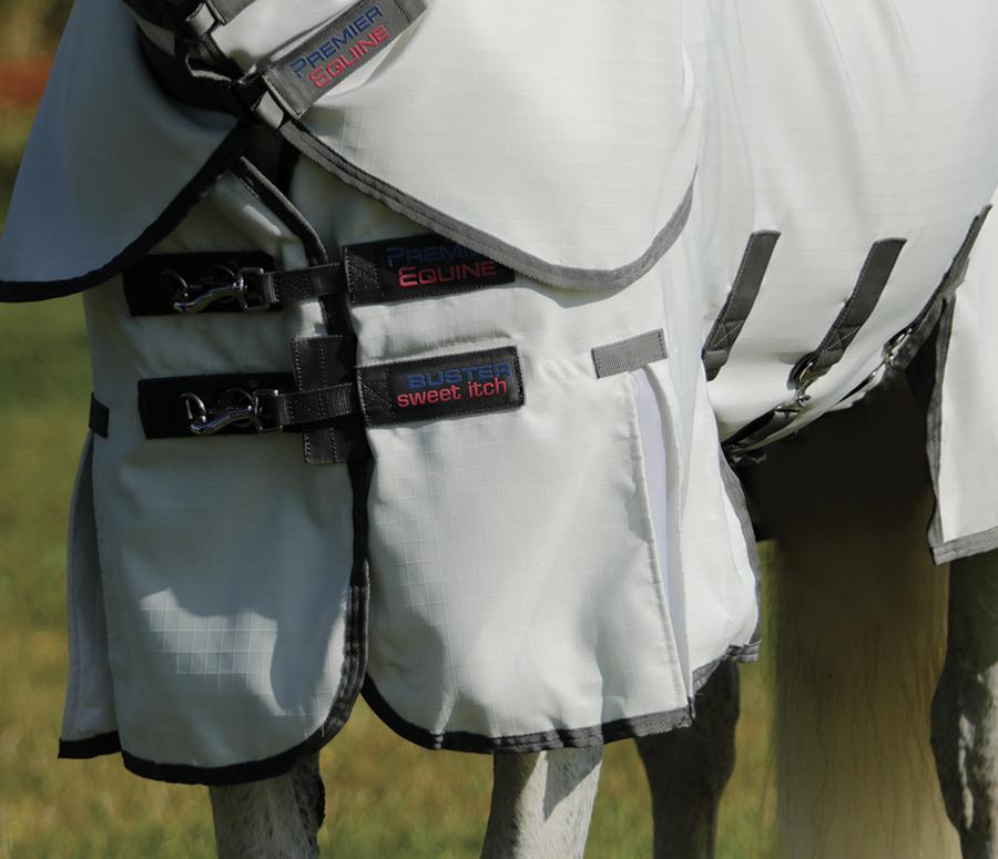 Premier Equine Sweet Itch Buster Fly Rug / Cover with Belly Flap