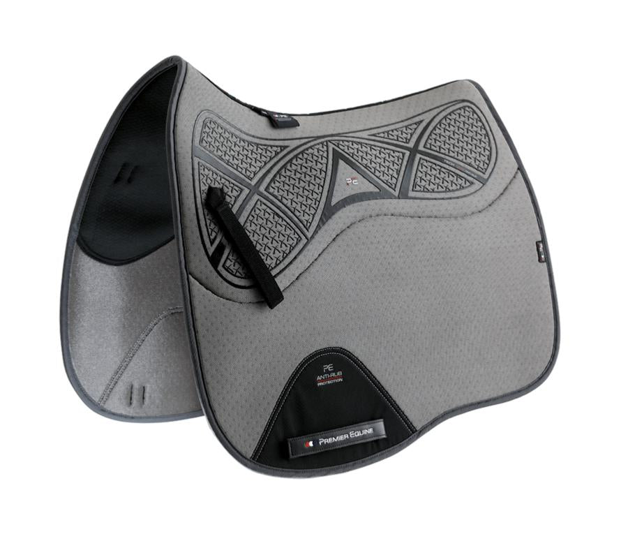 Premier Equine Close Contact Airtechnology Anti Slip Dressage Square saddle pad