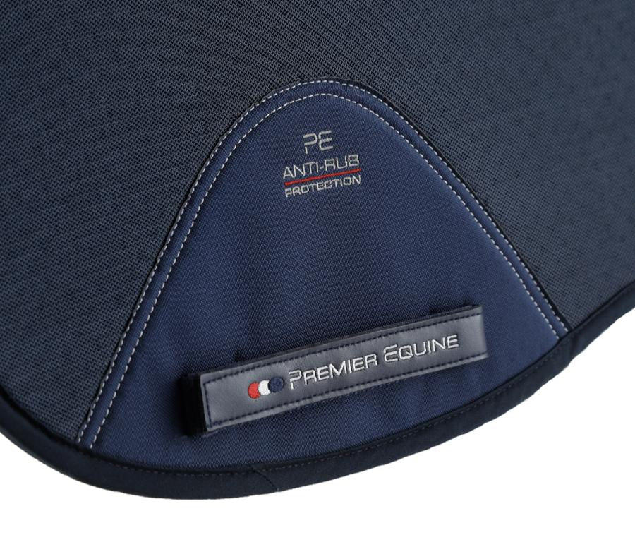 Premier Equine Close Contact Airtechnology Anti Slip Dressage Square saddle pad