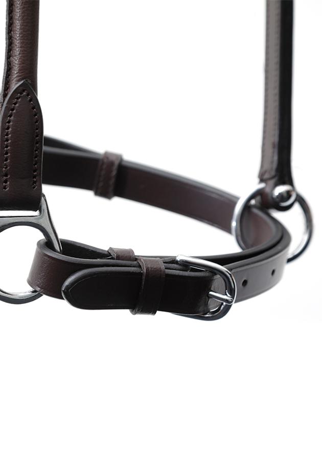 Premier Equine Hennaroso Rolled Anatomic Leather Halter