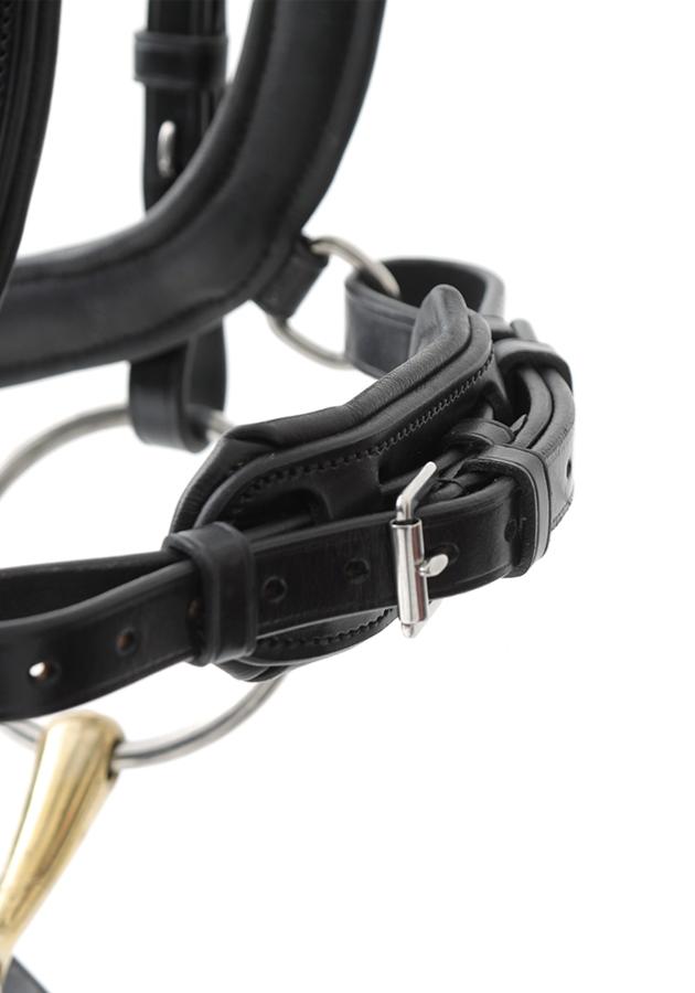 PE Savuto Anatomic Bridle with Crank Noseband & Flash