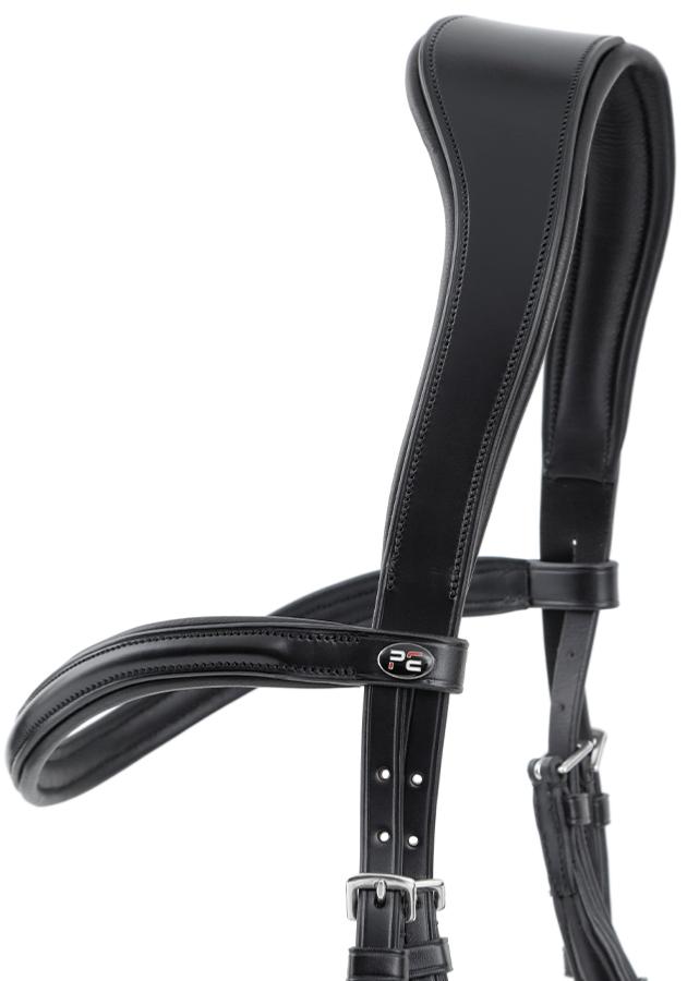 PE Savuto Anatomic Bridle with Crank Noseband & Flash