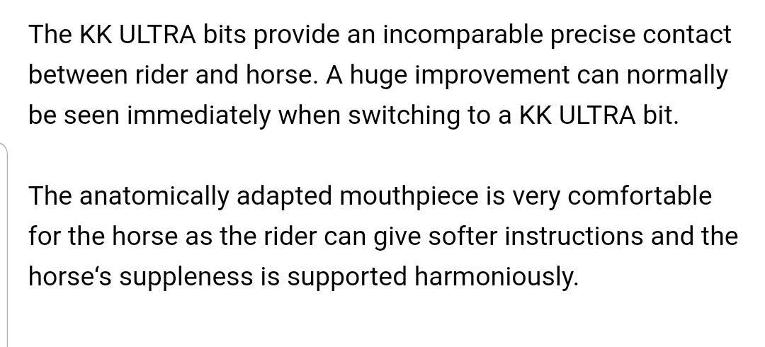 Sprenger KK Ultra Universal 5.75" bit - Robyn's Tack Room