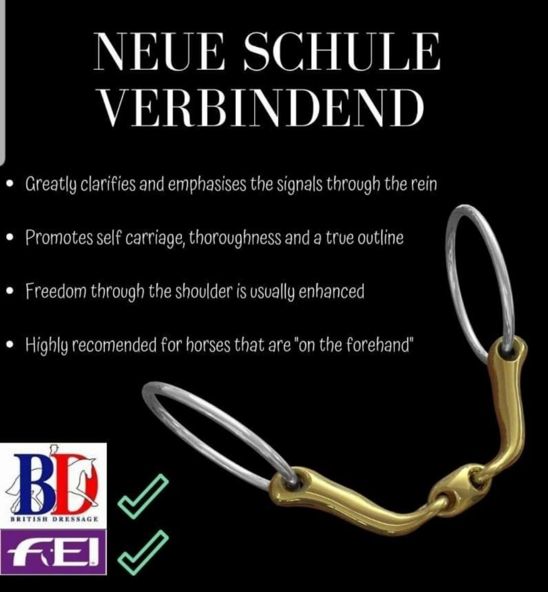 Neue Schule Verbindend Loose Ring bit - Robyn's Tack Room