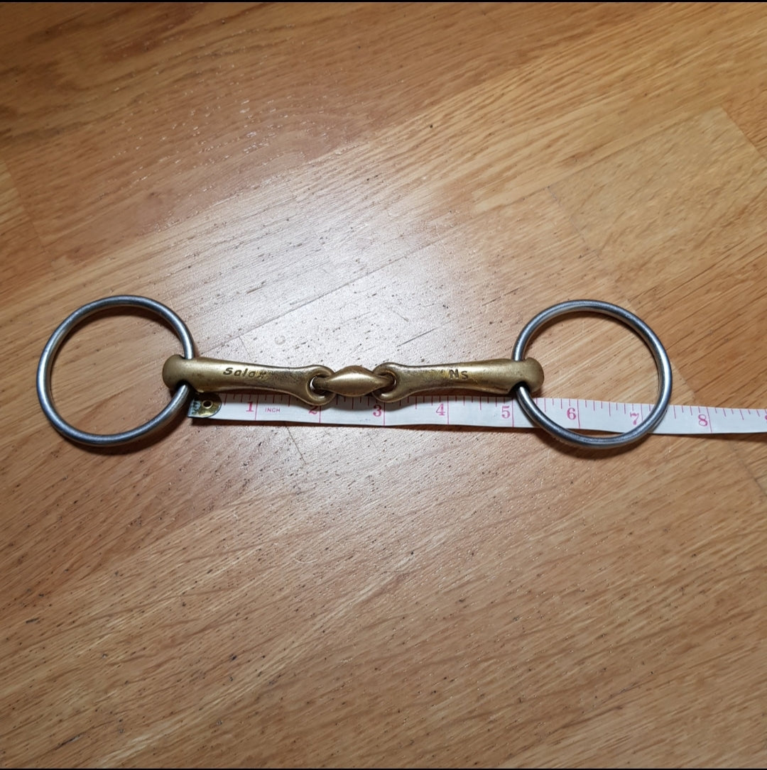 Neue Schule Tranz Angled Lozenge Loose Ring bit - Robyn's Tack Room