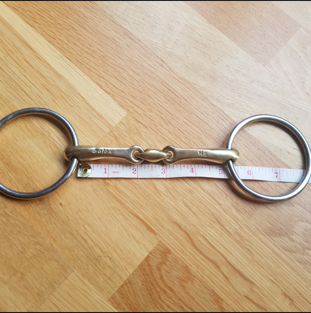 Neue Schule Tranz Angled Lozenge Loose Ring bit - Robyn's Tack Room