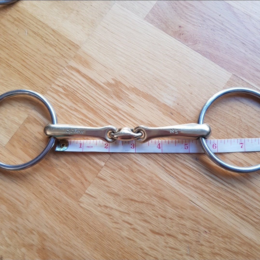 Neue Schule Tranz Angled Lozenge Loose Ring bit - Robyn's Tack Room