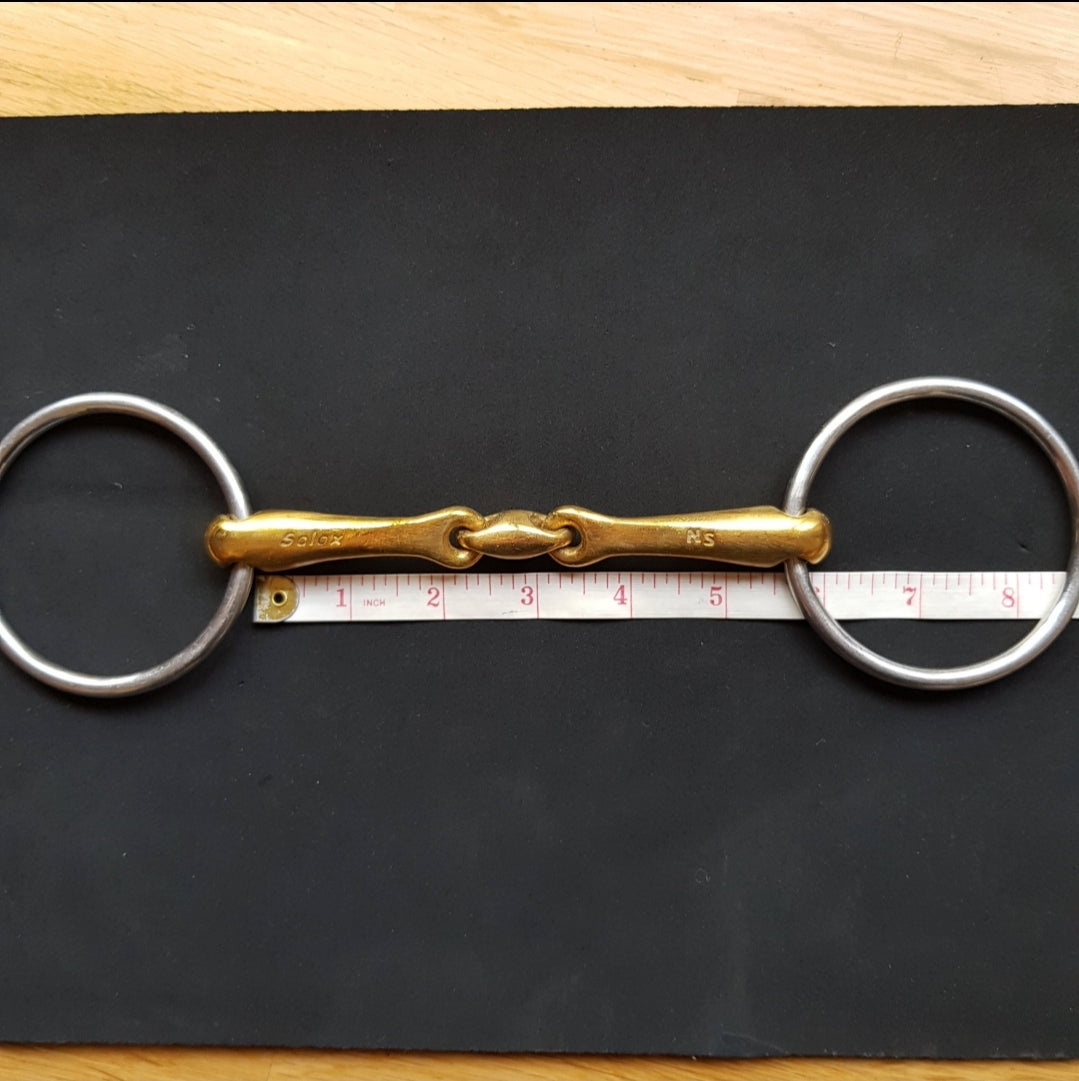 Neue Schule Tranz Angled Lozenge Loose Ring bit - Robyn's Tack Room