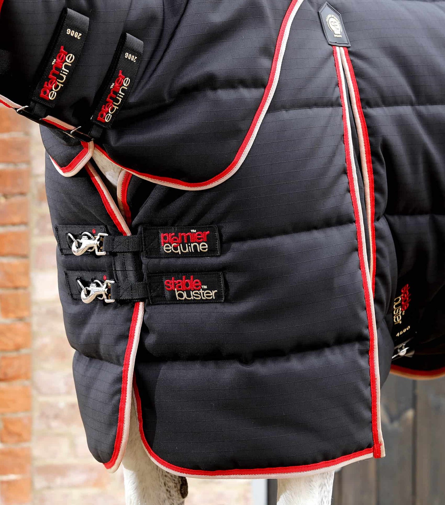 Premier Equine Stable Buster 450g Stable Rug with Neck Cover