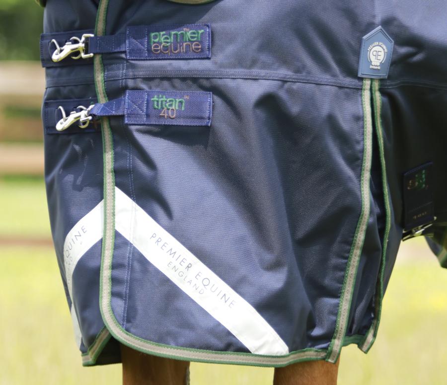 Premier Equine Titan 40g Waterproof Turnout Rug with Sng Fit Neck Cover
