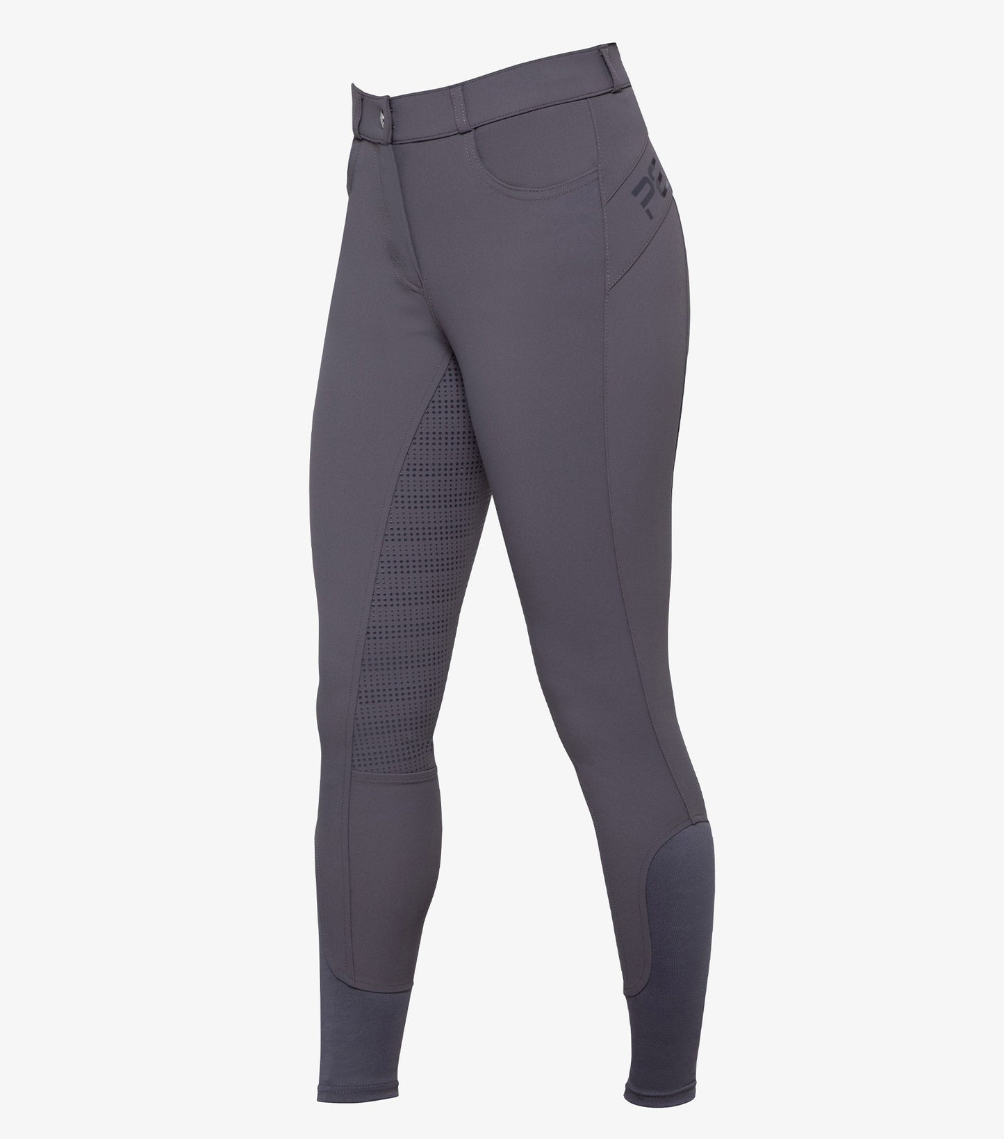 PE Torrent Ladies Full Seat Gel Riding Breeches (water repellant, phone pocket)