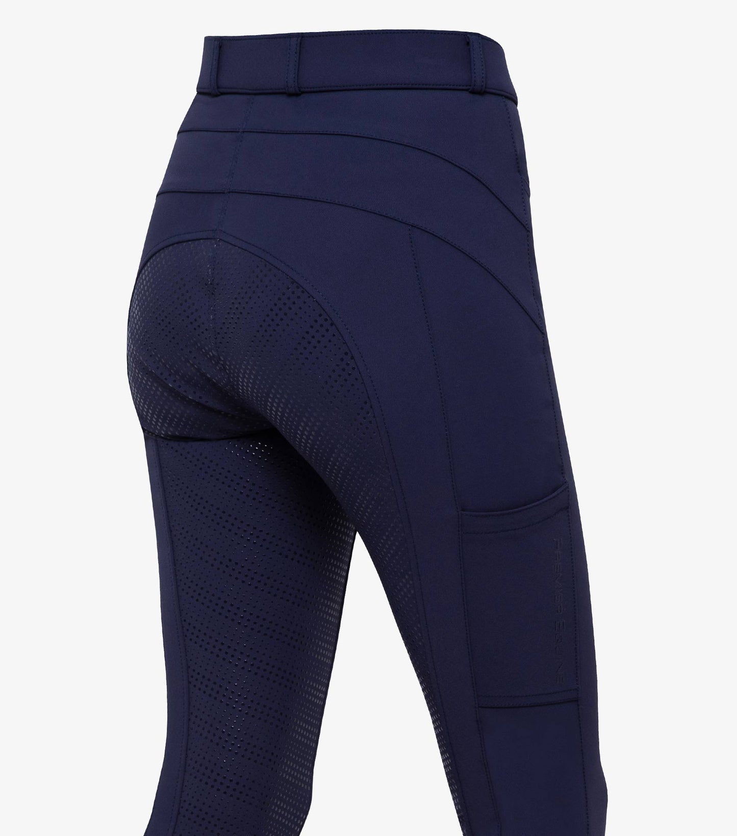 PE Torrent Ladies Full Seat Gel Riding Breeches (water repellant, phone pocket)