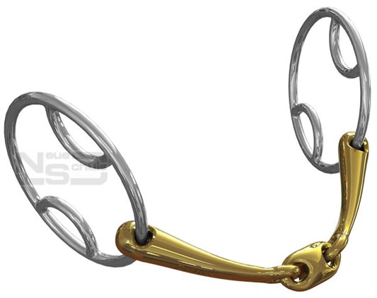 Neue Schule Tranz Angled Lozenge Beval bit - Robyn's Tack Room