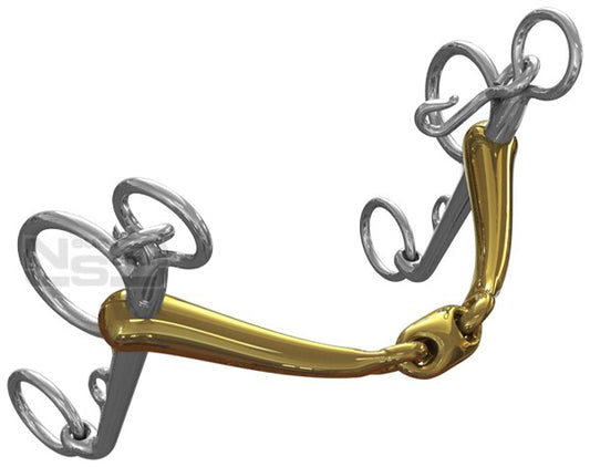 Neue Schule Tranz Angled Lozenge Pelham bit - Robyn's Tack Room