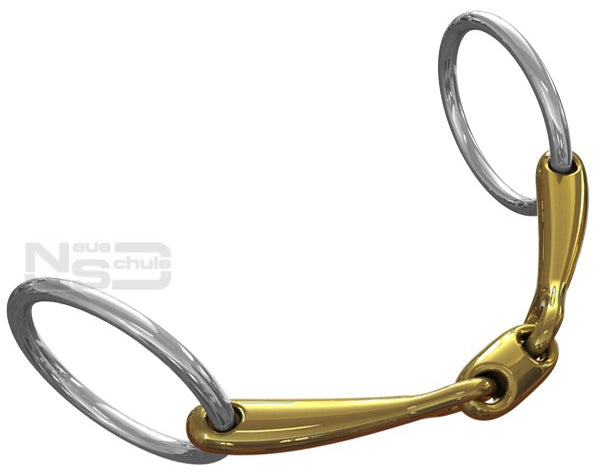 Neue Schule Tranz Angled Lozenge Loose Ring bit - Robyn's Tack Room