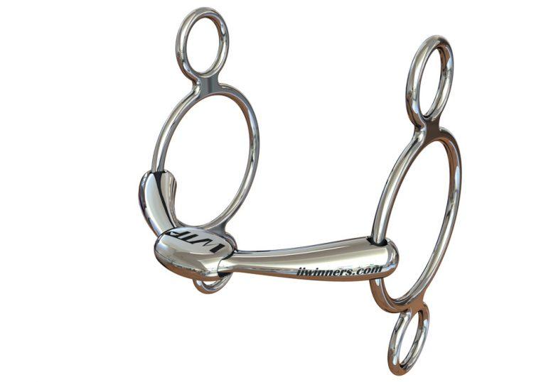 Winning Tongue Plate (WTP) locking 3 ring (universal) bit 5.25" - Robyn's Tack Room