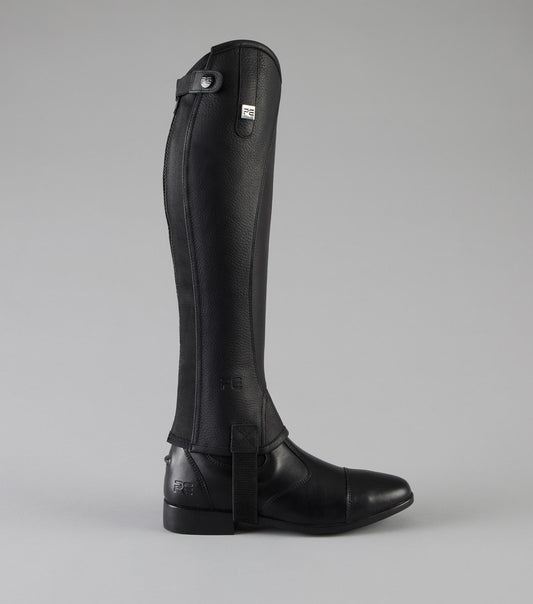 Premier Equine Actio Leather Chaps - black