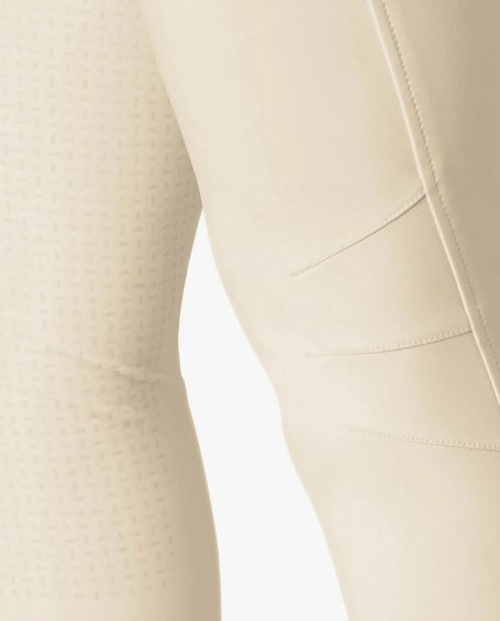 Premier Equine Aradina Ladies Full Seat Gel Competition Riding Breeches - Vanilla