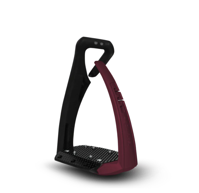Free Jump burgundy Soft Up Pro stirrups