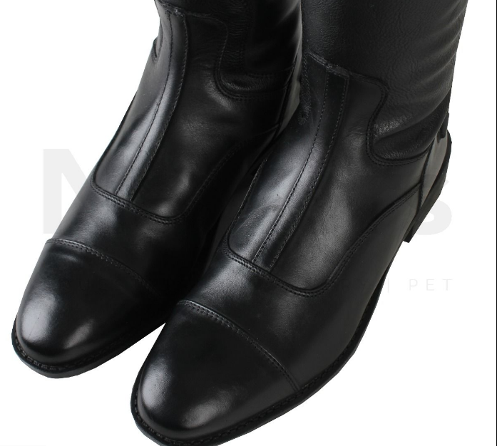 Brogini Casperia Long Leather Riding Boots (Black)