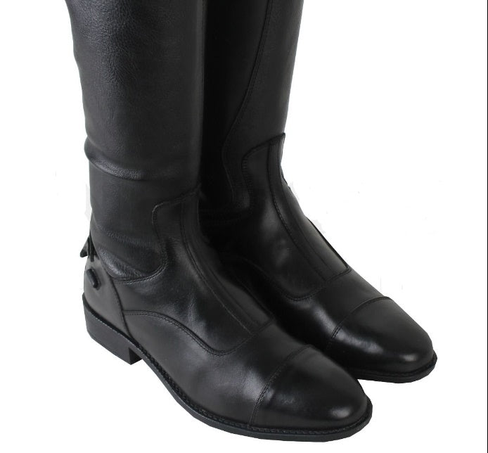 Brogini Casperia Long Leather Riding Boots (Black)