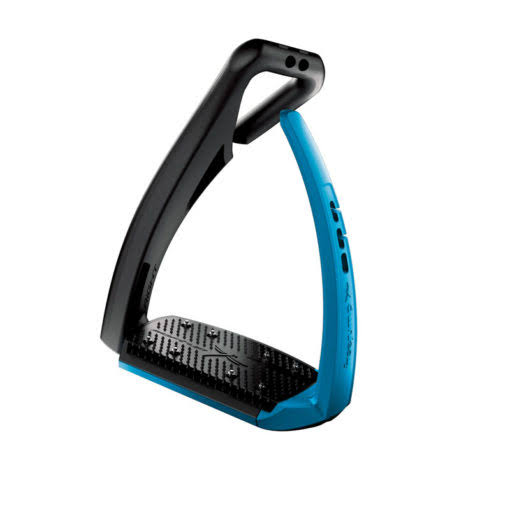 Free Jump blue and black Soft Up Pro stirrups