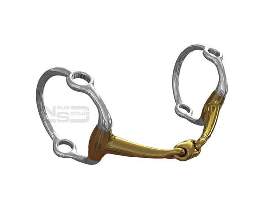 Neue Schule Tranz Angled Lozenge Cheltenham Running Lever Bit - Robyn's Tack Room