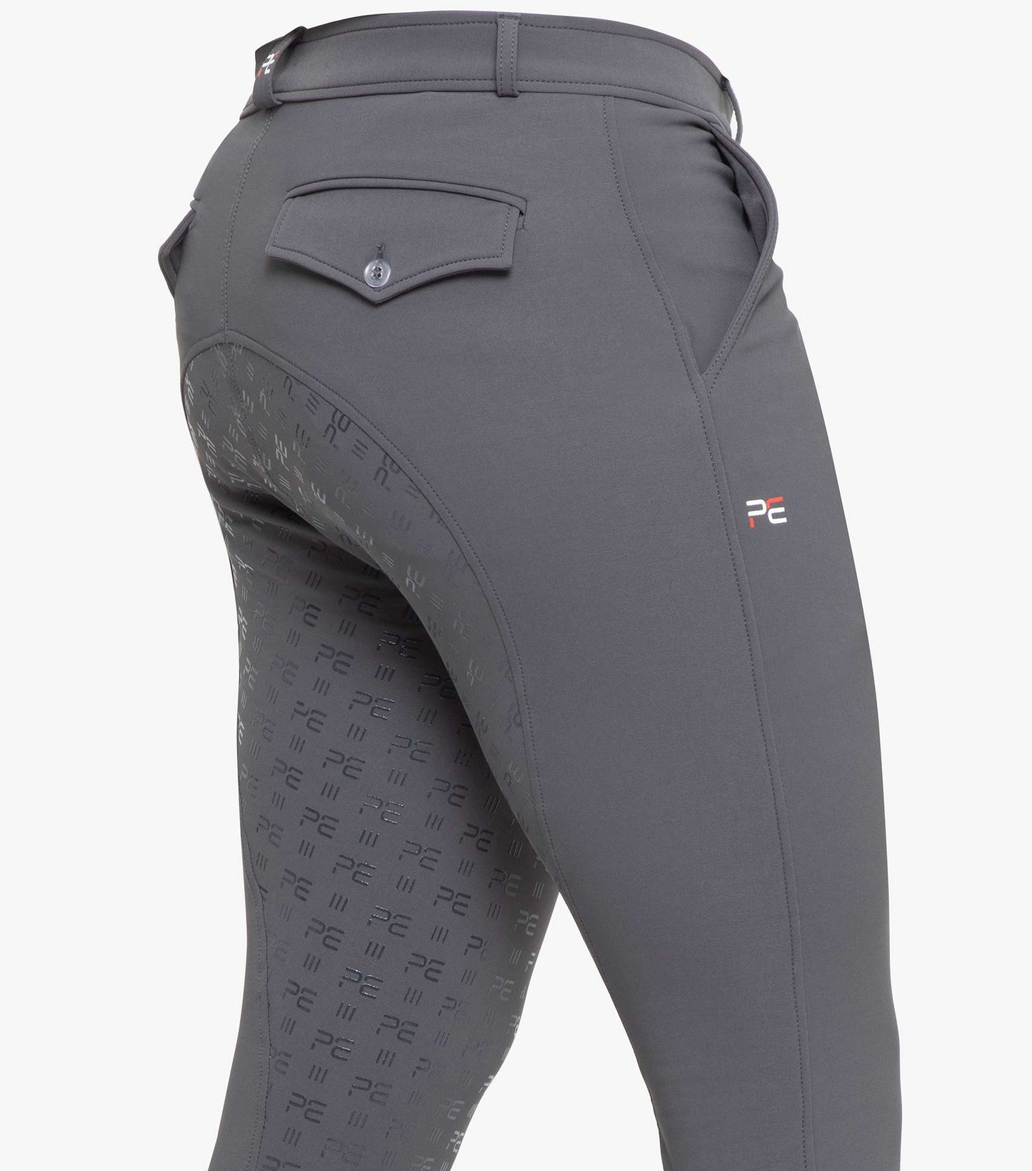 Premier Equine Levanzo Men's Full Seat Gel Riding Breeches (beige, navy, grey or black)