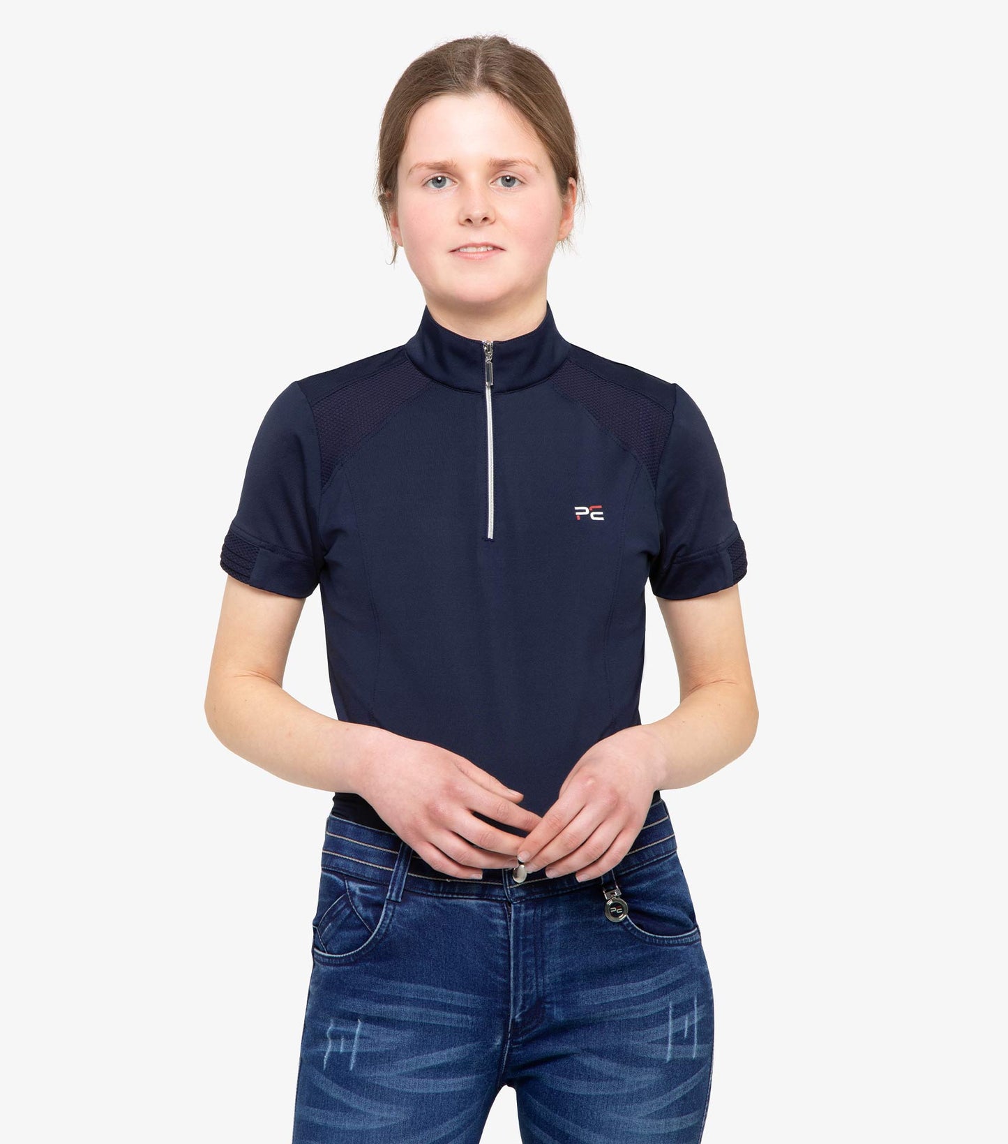 Premier Equine Mini Remisa Technical Short Sleeved Riding Top (boys and girls)
