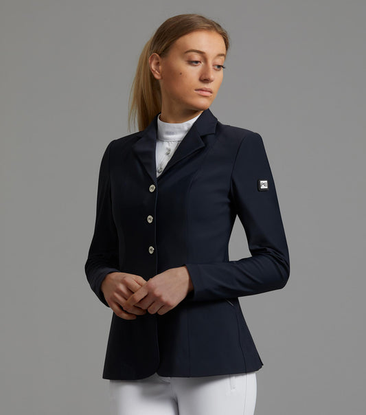 Premier Equine Nera Ladies Competition Jacket - navy