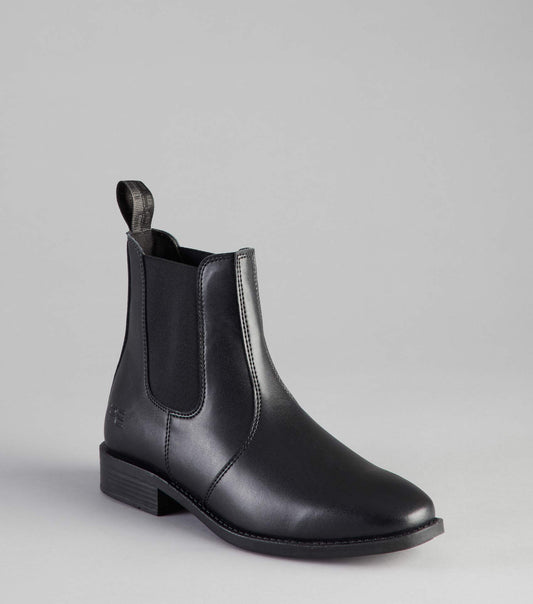 Premier Equine Rossago Junior Synthetic Chelsea Paddock Boot - Black