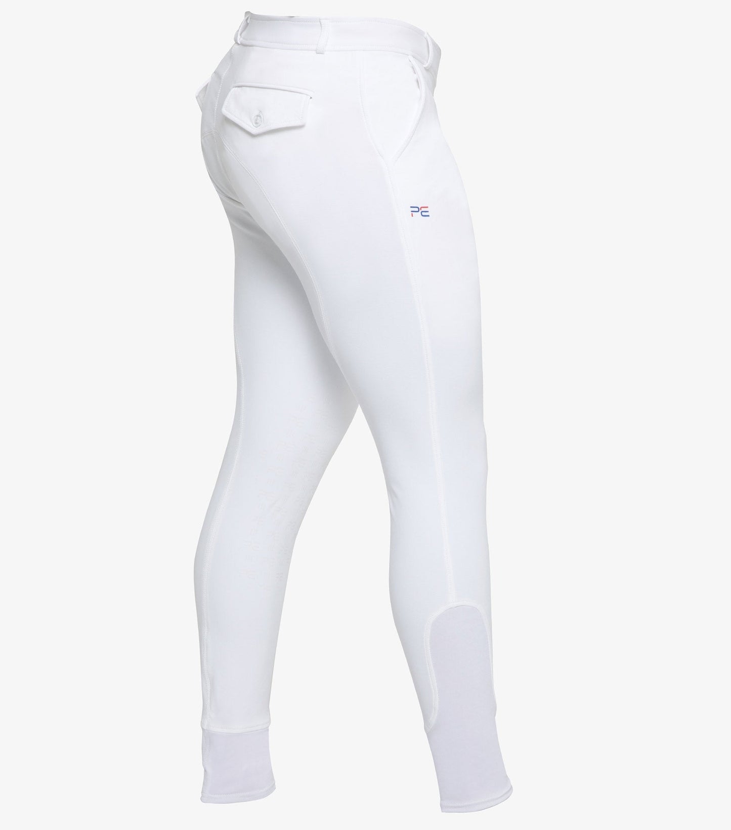 Premier Equine Santino Men's Gel Knee Riding Breeches (white, navy, walnut)