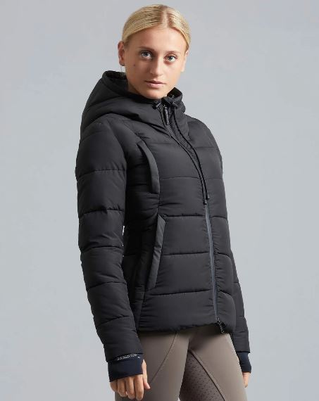 Premier Equine Casella Ladies Quilted Jacket (Black)