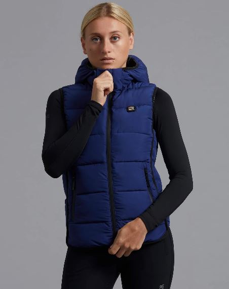 Premier Equine Pavoni Ladies Quilted Gilet (Navy)