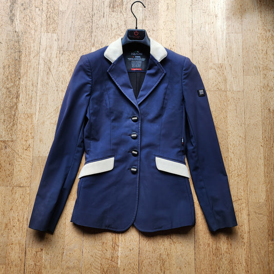 Equiline navy Show Jacket ladies size 6 (i38) / girls 12