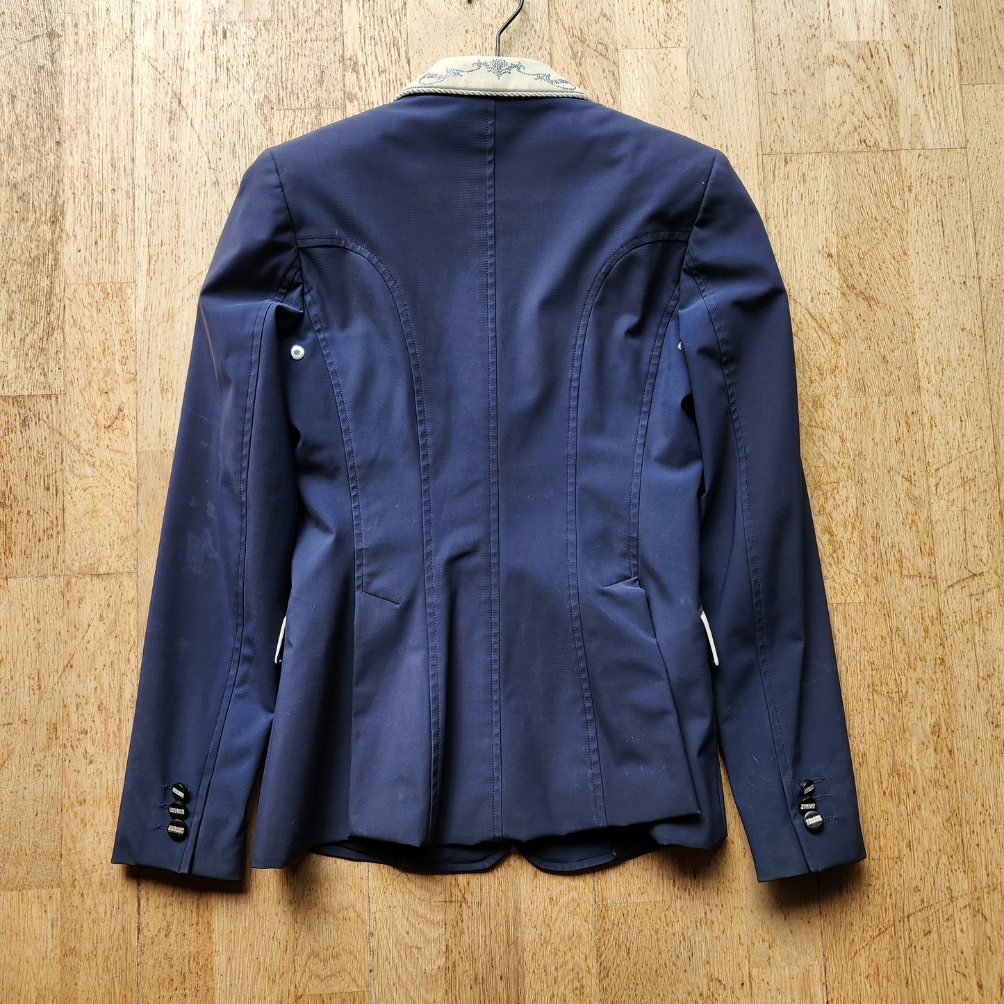 Equiline navy Show Jacket ladies size 6 (i38) / girls 12
