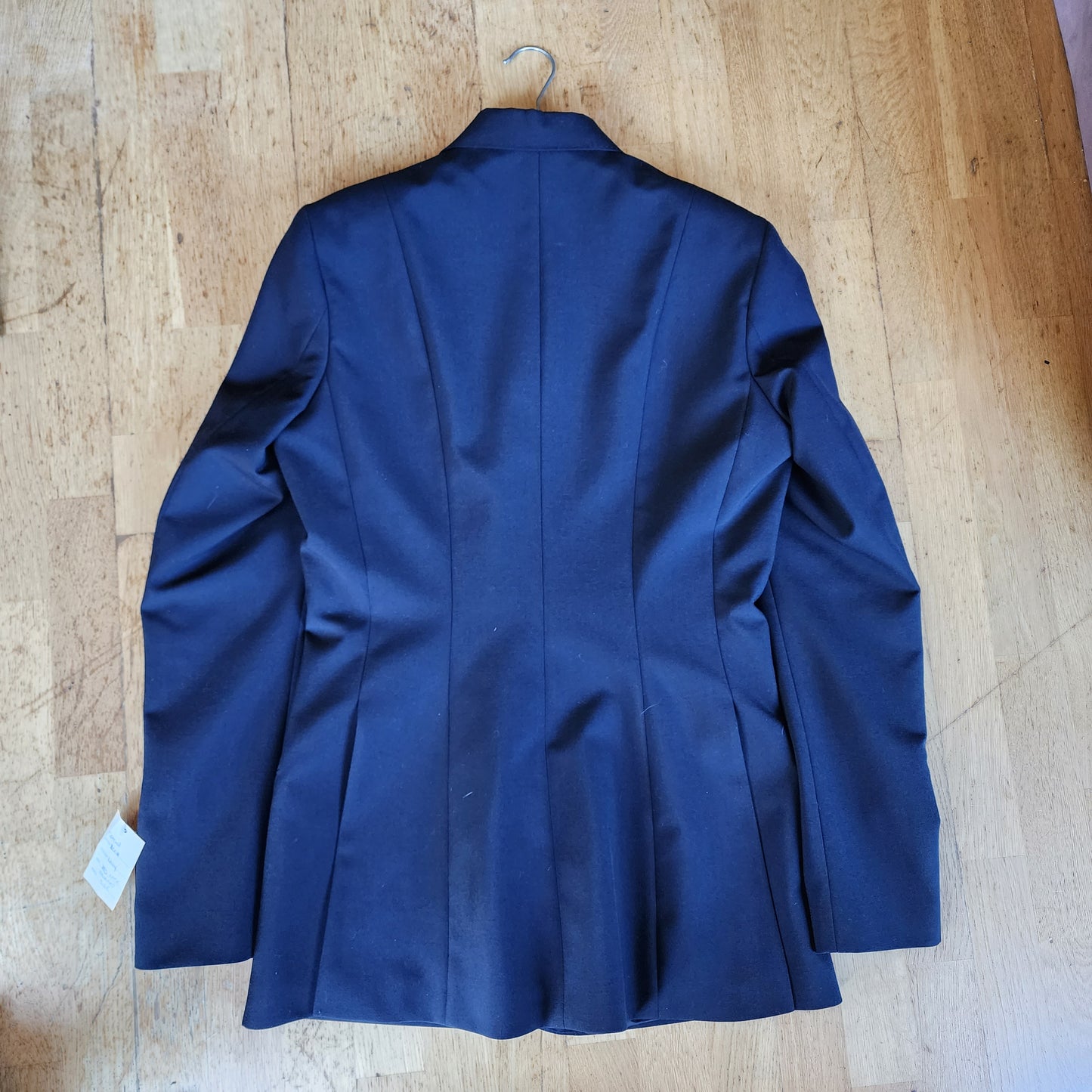Ascott Outfitters ladies navy wool show jacket with velvet collar ladies size 16/18