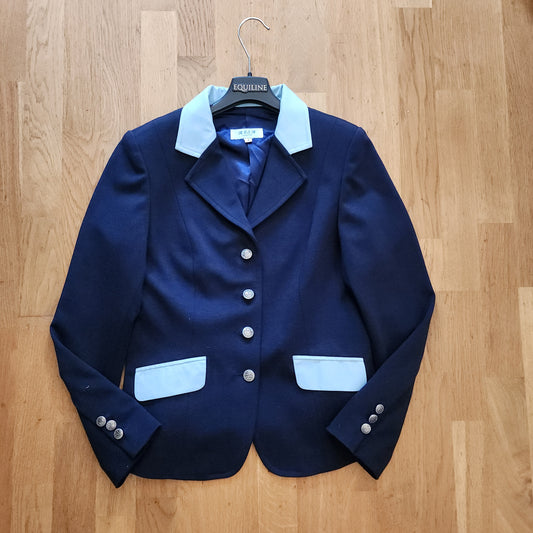 AJSA navy wool Show Jacket, ladies size 6 to 8 (girls size 12/14)