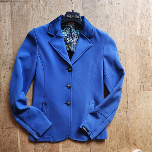 Sarm Hippique blue Show Jacket (girls size 10)